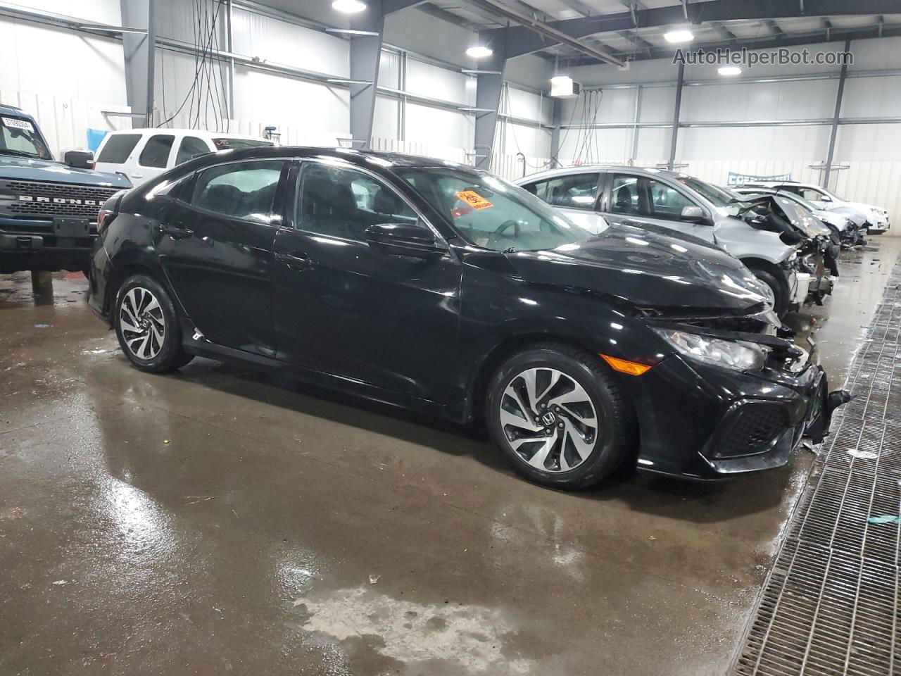 2017 Honda Civic Lx Black vin: SHHFK7H26HU214487