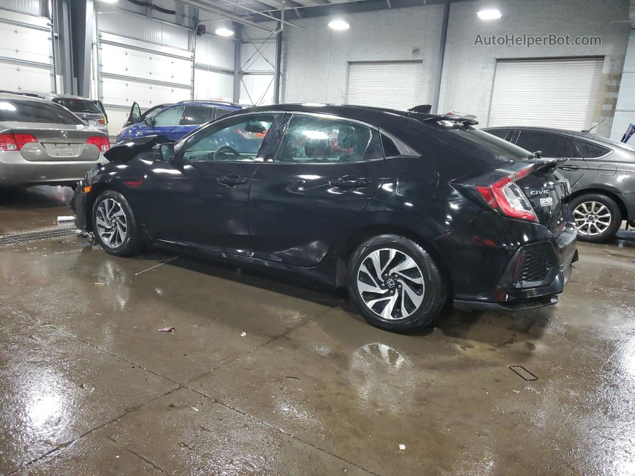 2017 Honda Civic Lx Black vin: SHHFK7H26HU214487