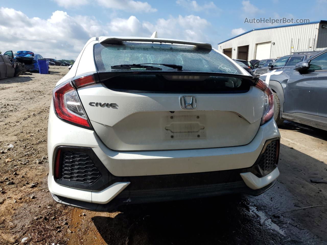 2017 Honda Civic Lx White vin: SHHFK7H27HU211257