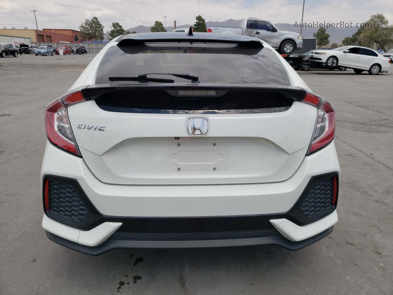 2017 Honda Civic Lx White vin: SHHFK7H2XHU213522