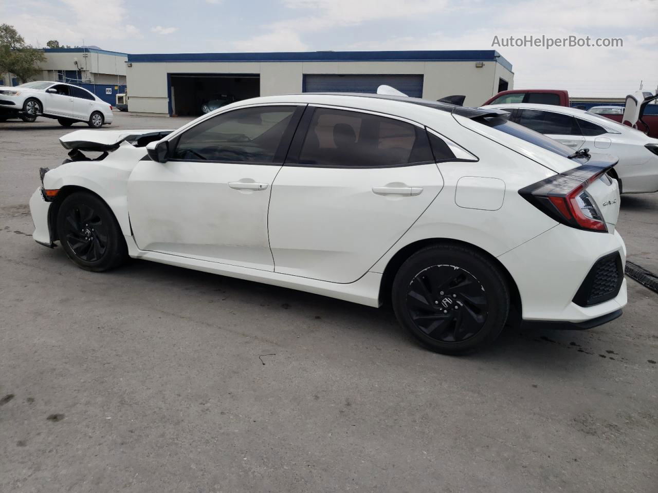 2017 Honda Civic Lx White vin: SHHFK7H2XHU213522