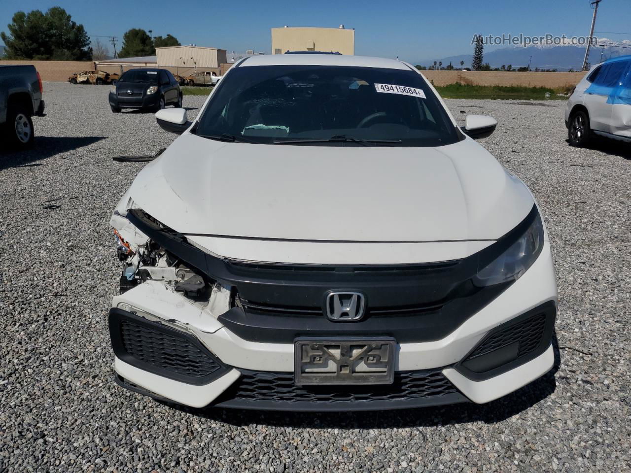 2019 Honda Civic Lx Белый vin: SHHFK7H30KU412949