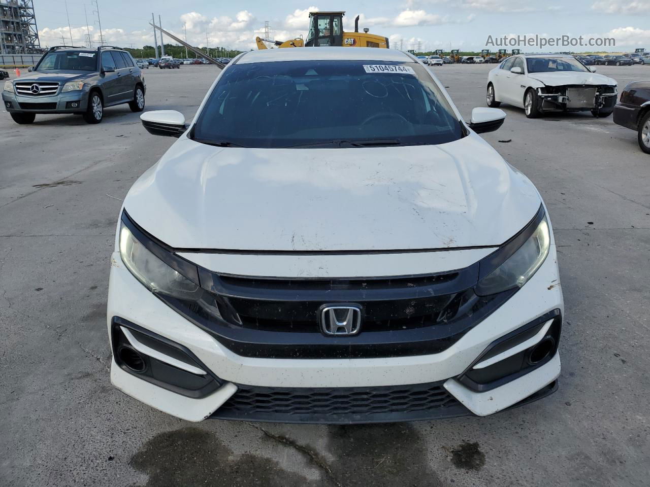 2020 Honda Civic Lx Белый vin: SHHFK7H33LU200483