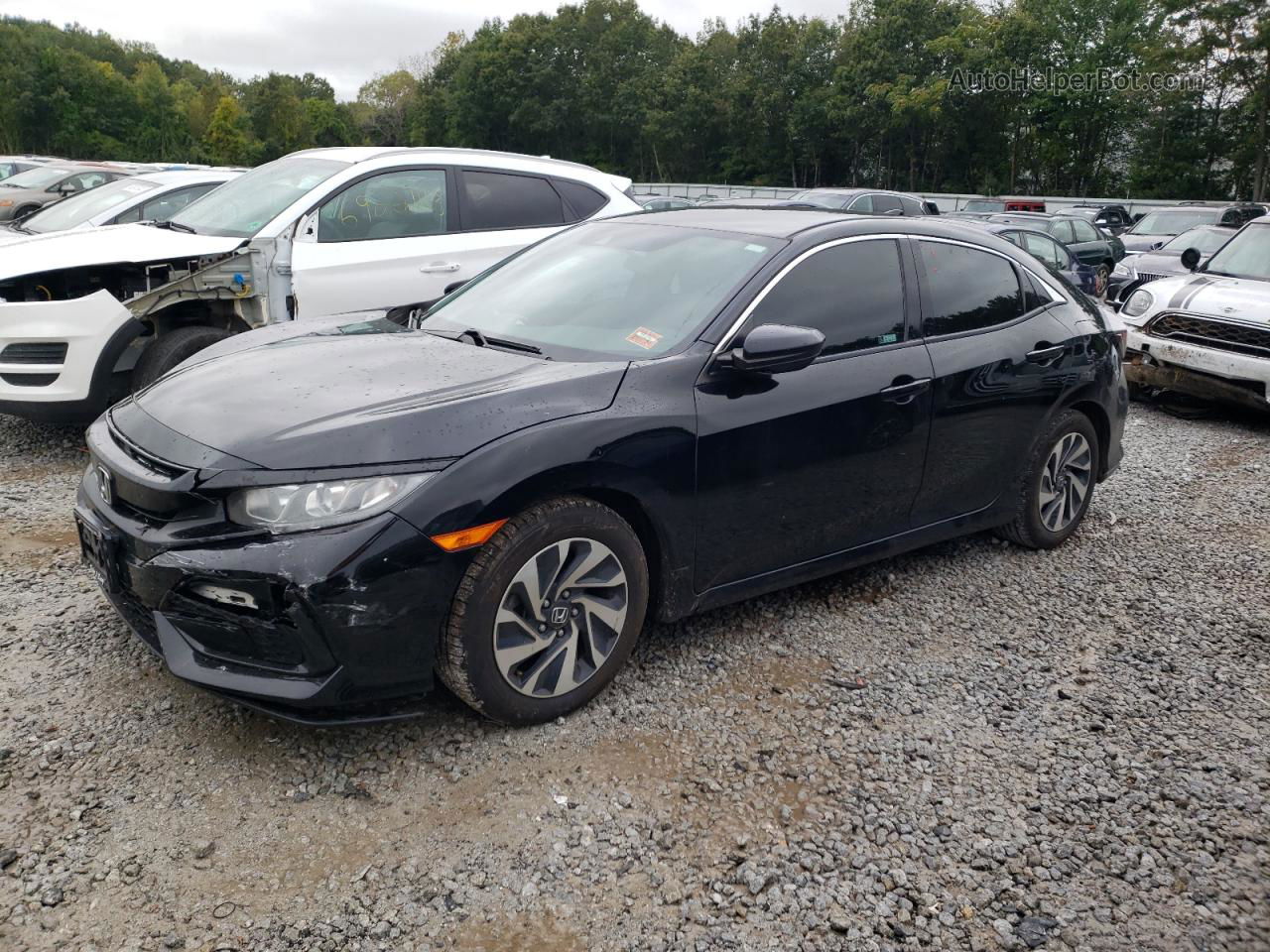 2019 Honda Civic Lx Black vin: SHHFK7H34KU408709