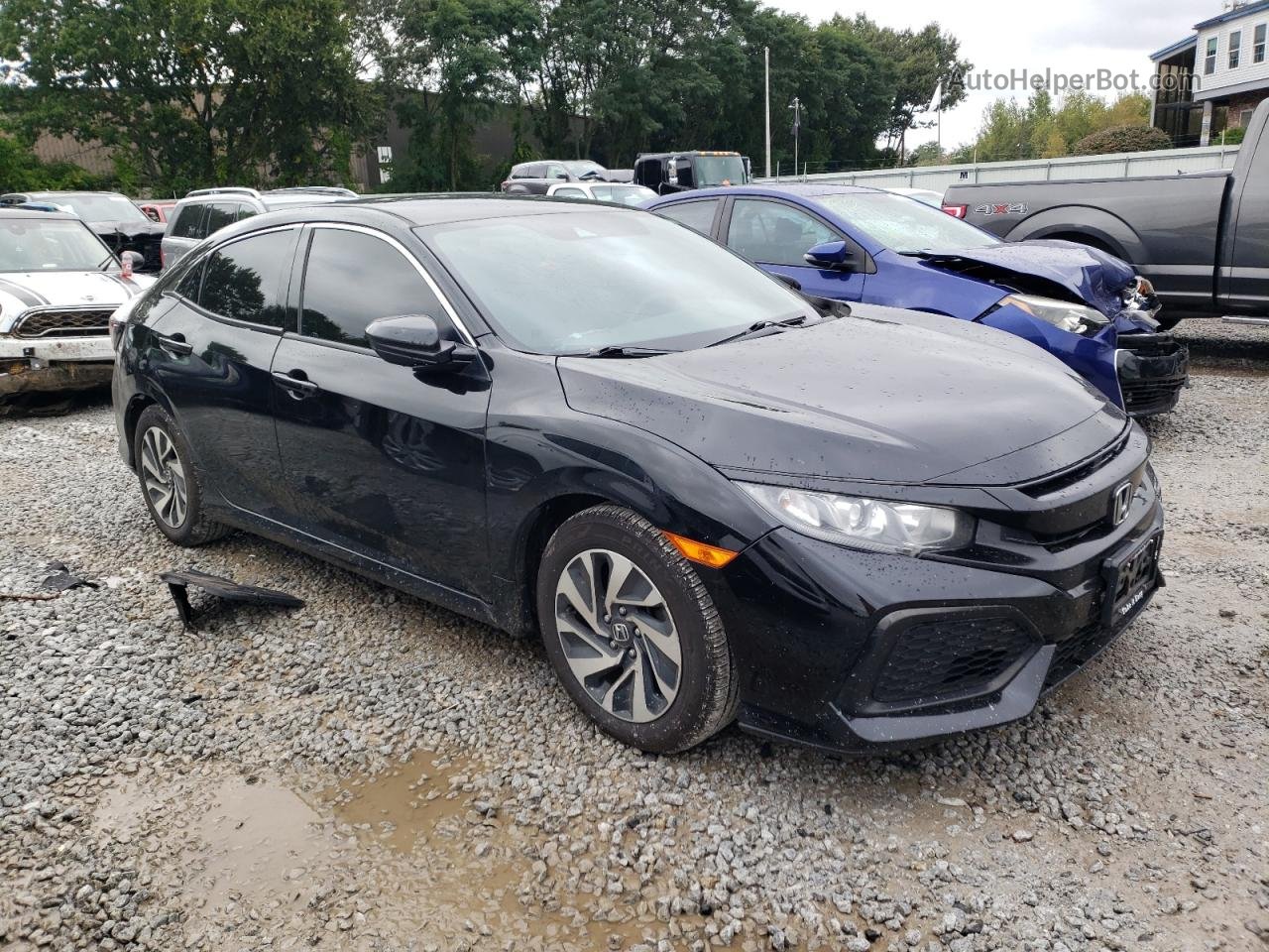 2019 Honda Civic Lx Black vin: SHHFK7H34KU408709