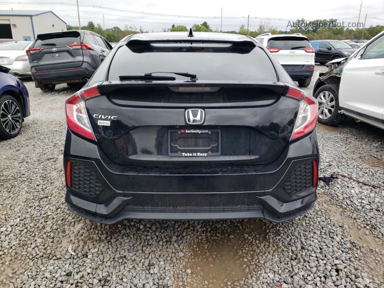 2019 Honda Civic Lx Black vin: SHHFK7H34KU408709