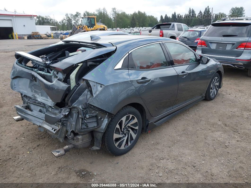 2019 Honda Civic Lx Gray vin: SHHFK7H36KU403530