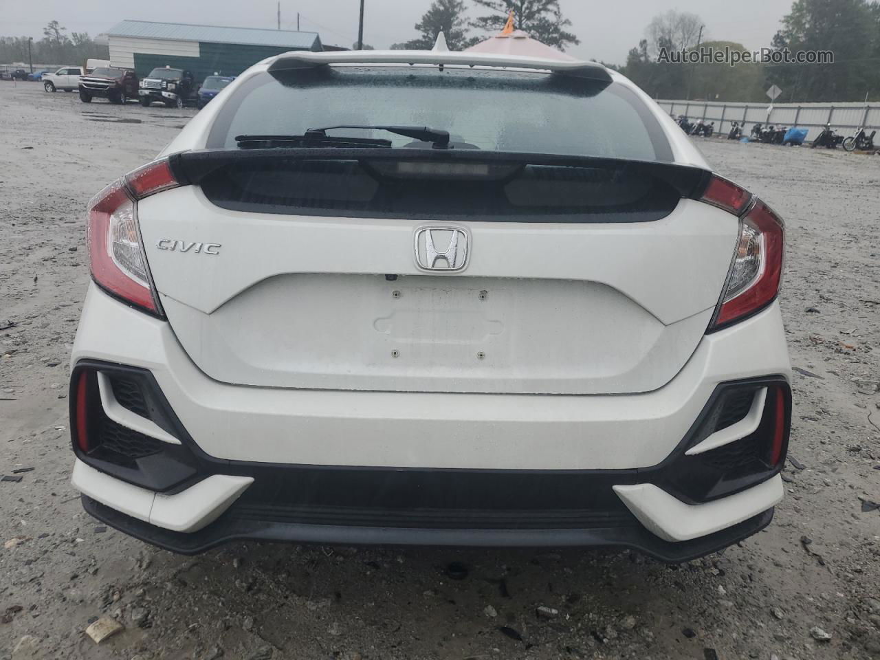 2020 Honda Civic Lx White vin: SHHFK7H36LU200512