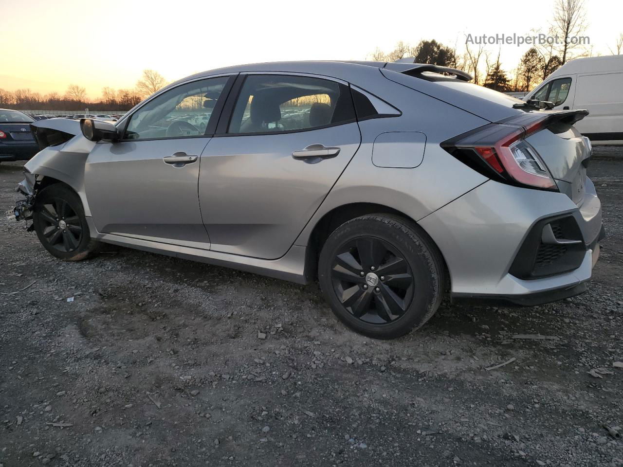 2020 Honda Civic Lx Silver vin: SHHFK7H37LU414523