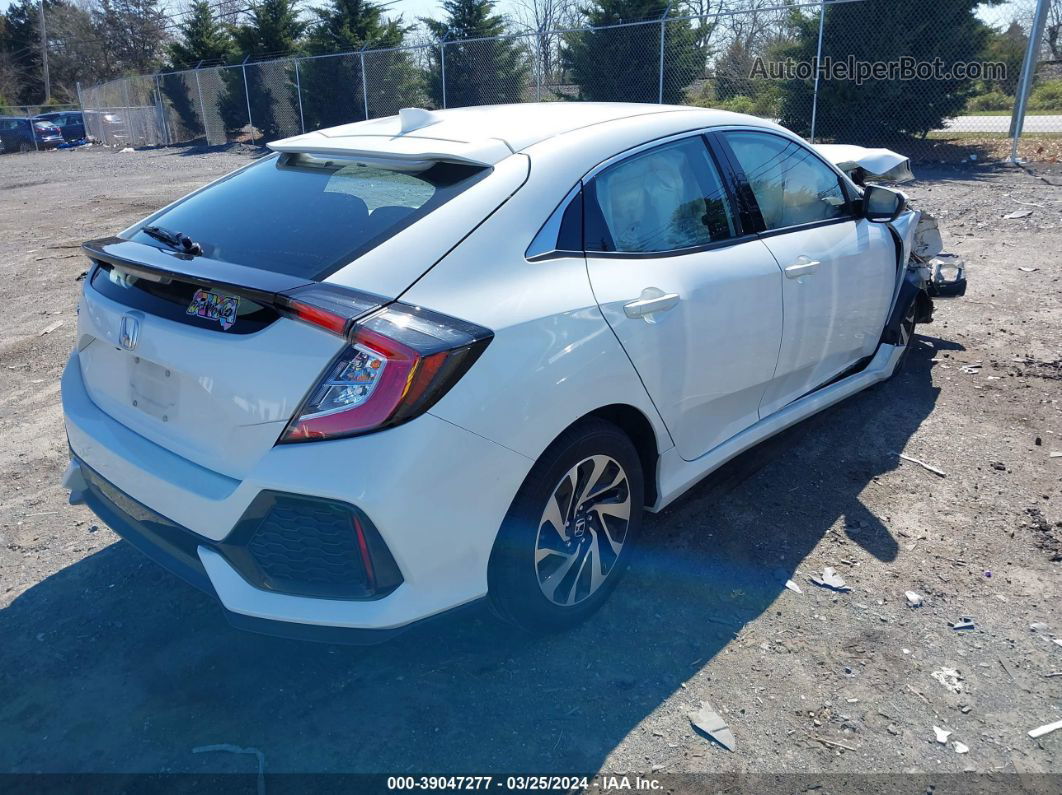 2019 Honda Civic Lx White vin: SHHFK7H38KU215222