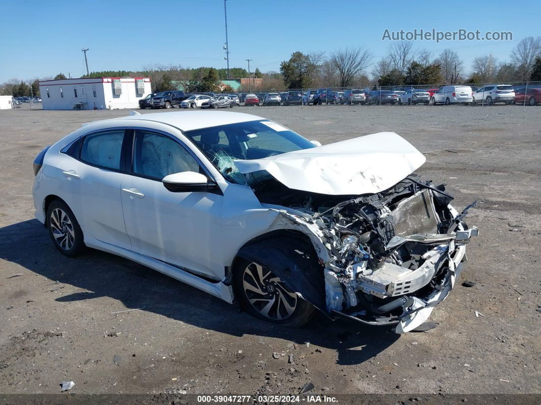 2019 Honda Civic Lx White vin: SHHFK7H38KU215222