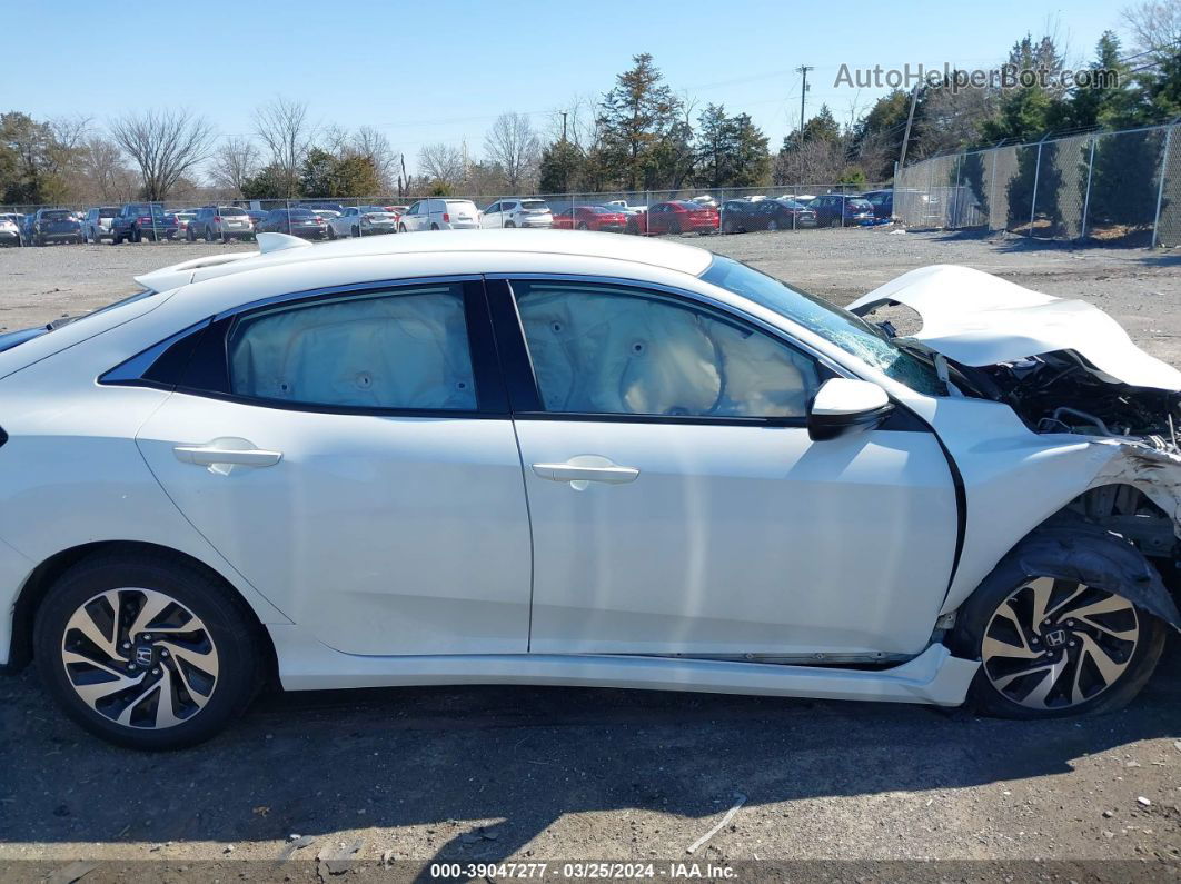 2019 Honda Civic Lx White vin: SHHFK7H38KU215222