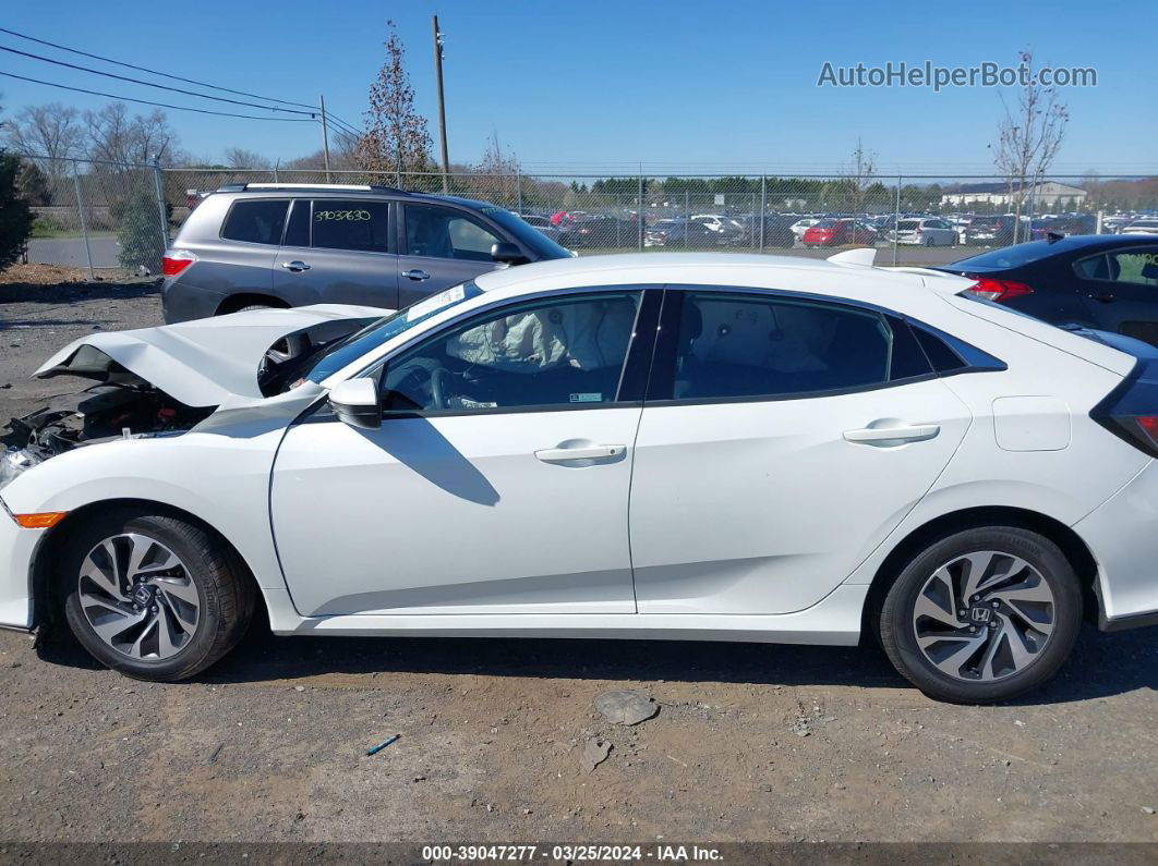 2019 Honda Civic Lx White vin: SHHFK7H38KU215222