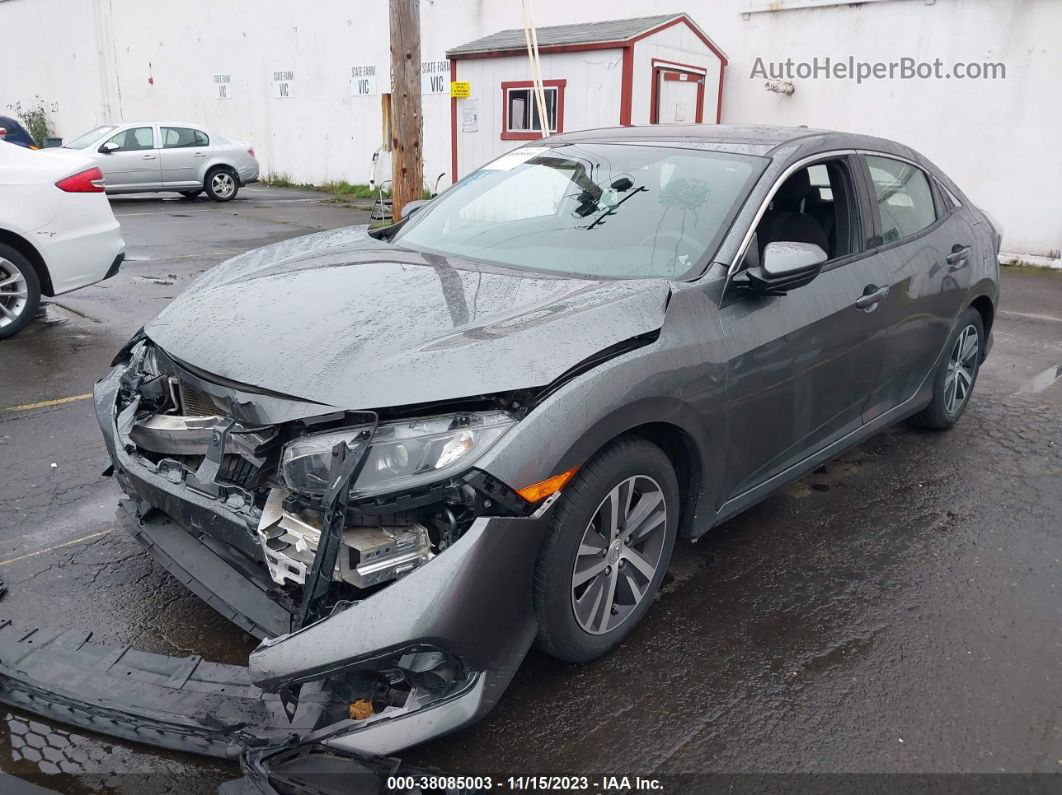 2020 Honda Civic Lx  Gray vin: SHHFK7H38LU412344