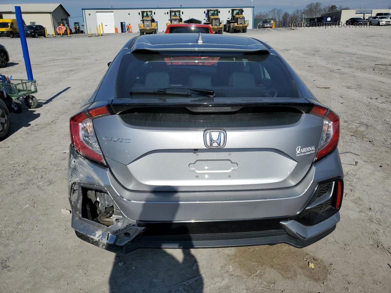 2020 Honda Civic Lx Silver vin: SHHFK7H3XLU414516