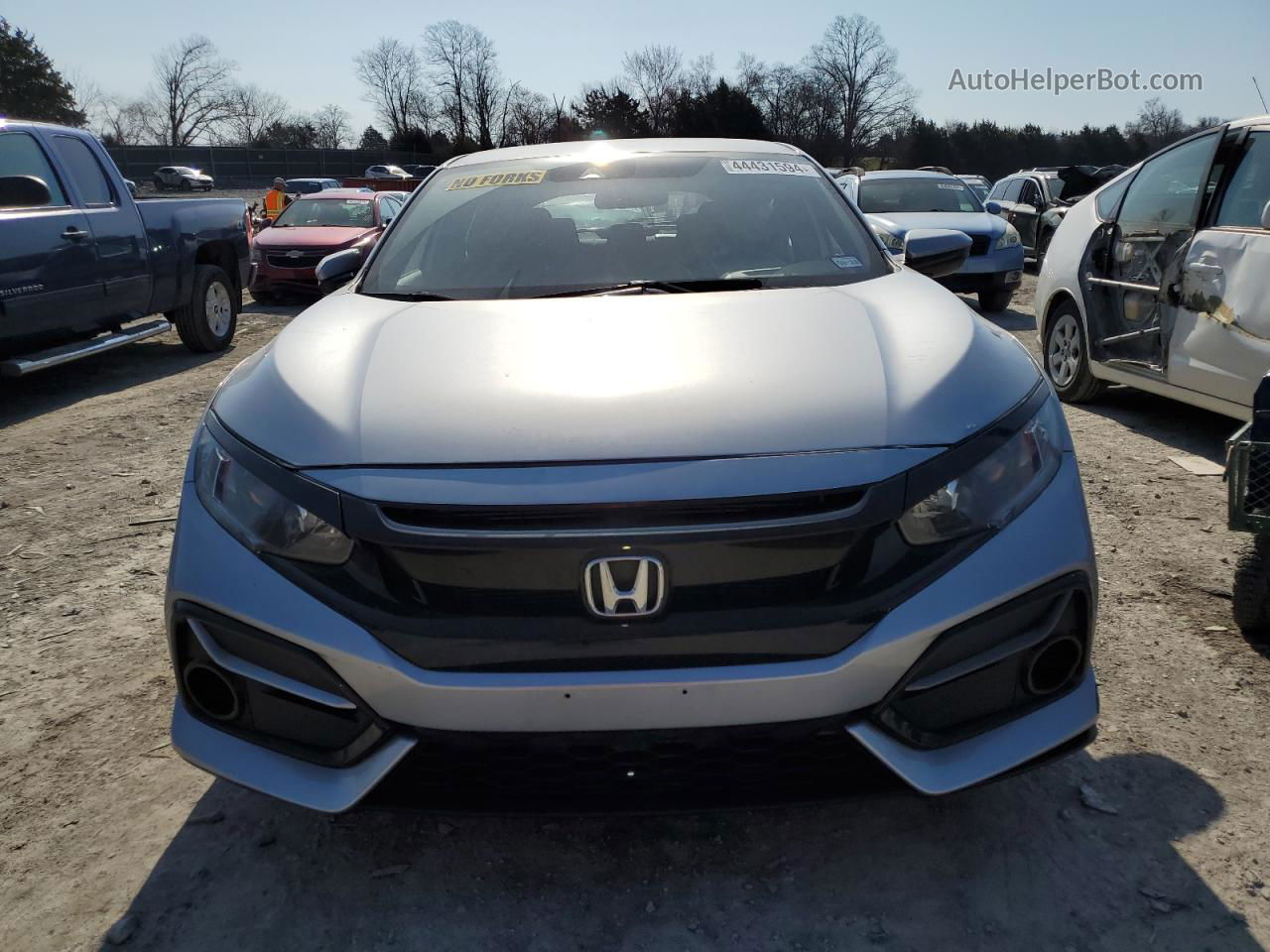 2020 Honda Civic Lx Серебряный vin: SHHFK7H3XLU414516