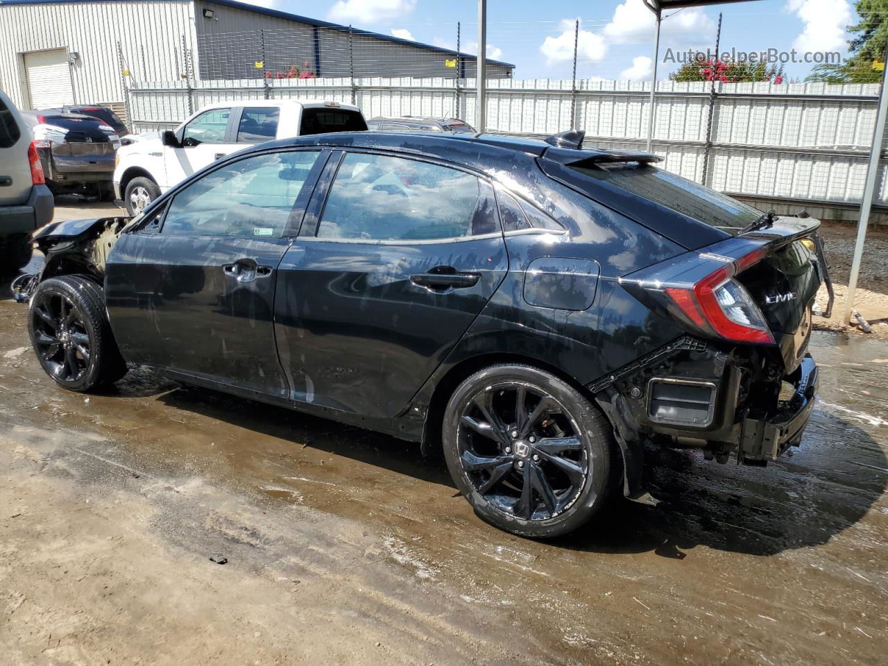 2019 Honda Civic Sport Black vin: SHHFK7H41KU413648