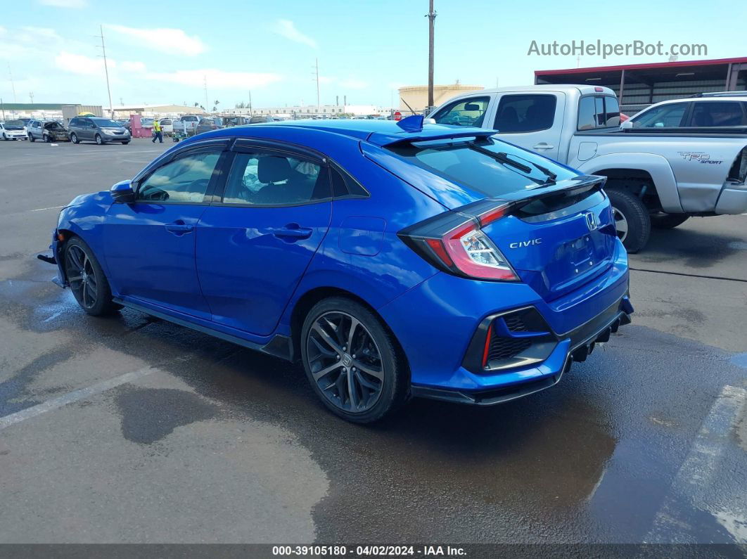 2020 Honda Civic Sport Blue vin: SHHFK7H41LU222362