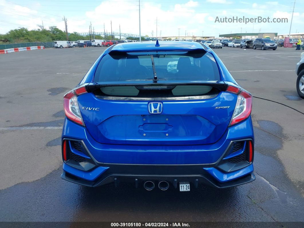 2020 Honda Civic Sport Blue vin: SHHFK7H41LU222362