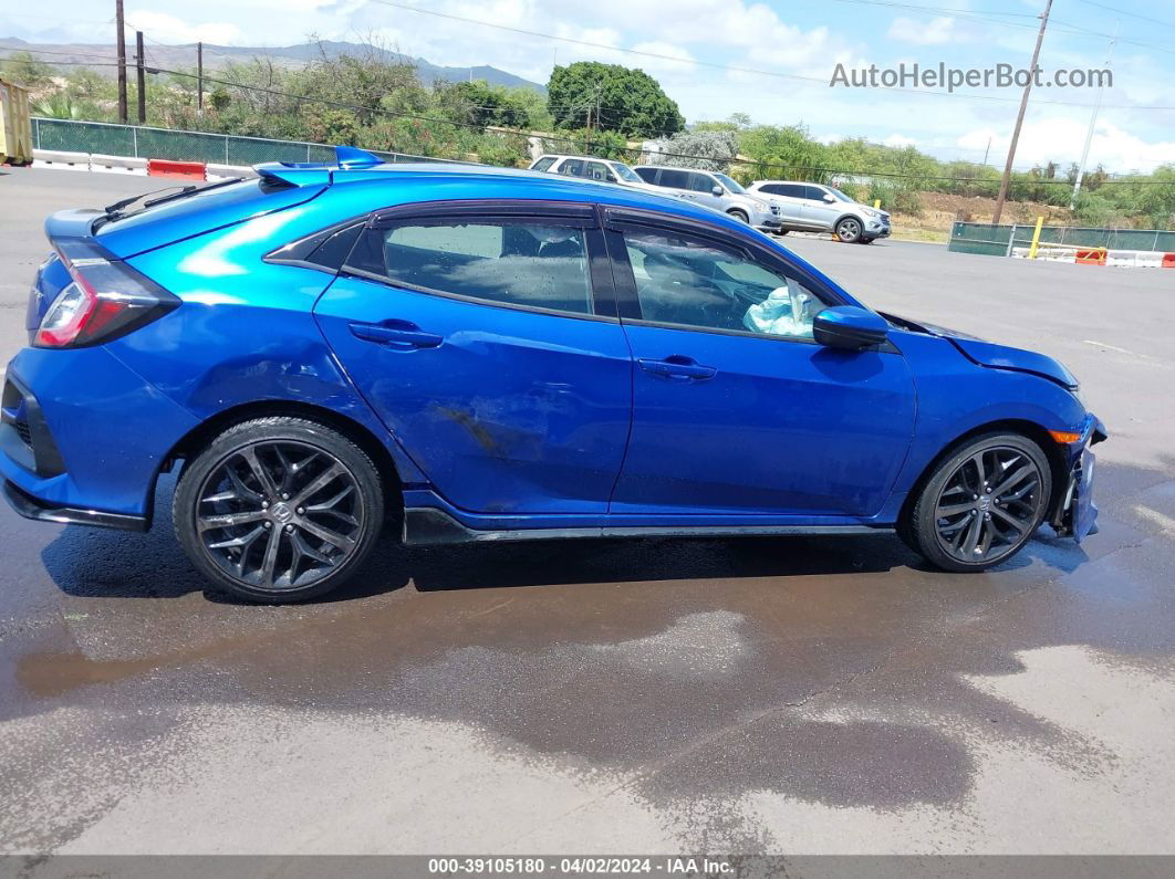 2020 Honda Civic Sport Blue vin: SHHFK7H41LU222362