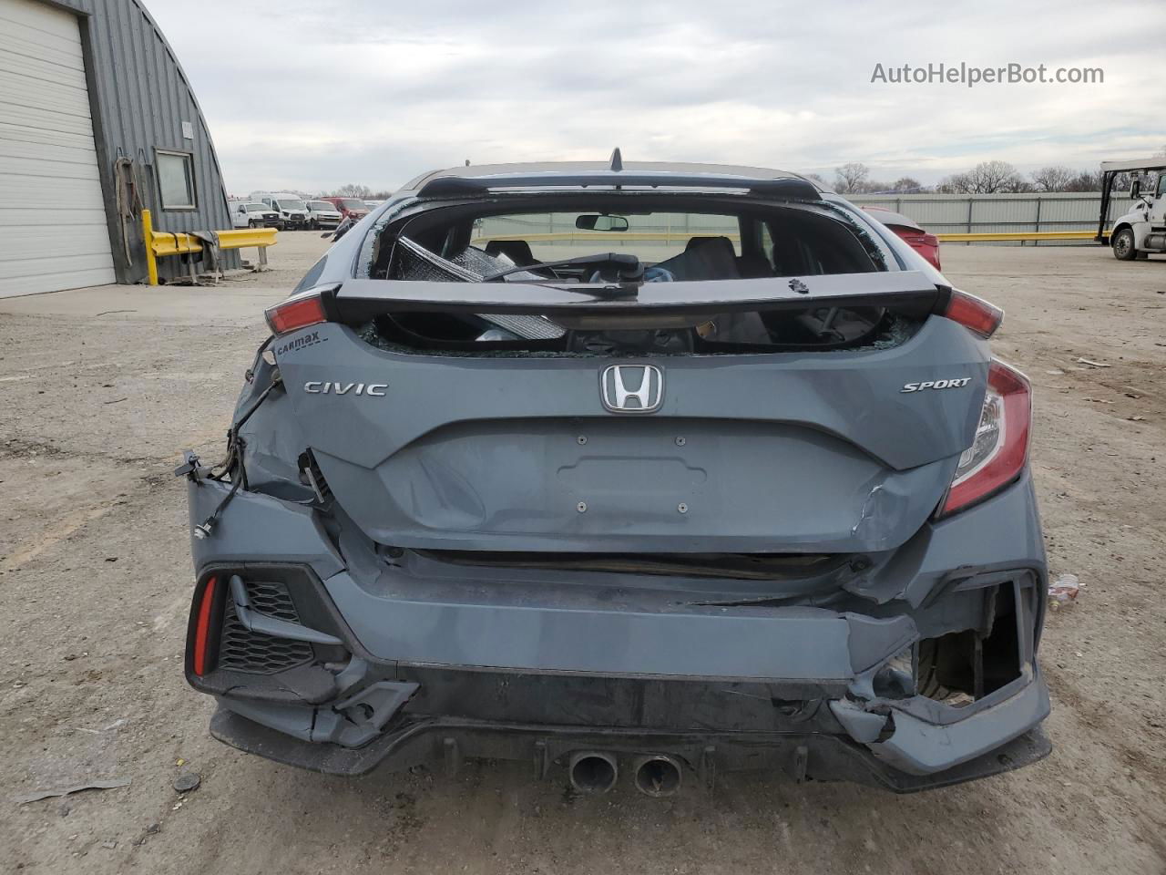 2020 Honda Civic Sport Серый vin: SHHFK7H42LU210284