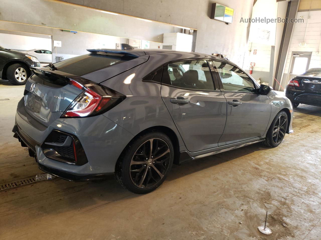 2020 Honda Civic Sport Синий vin: SHHFK7H42LU220829