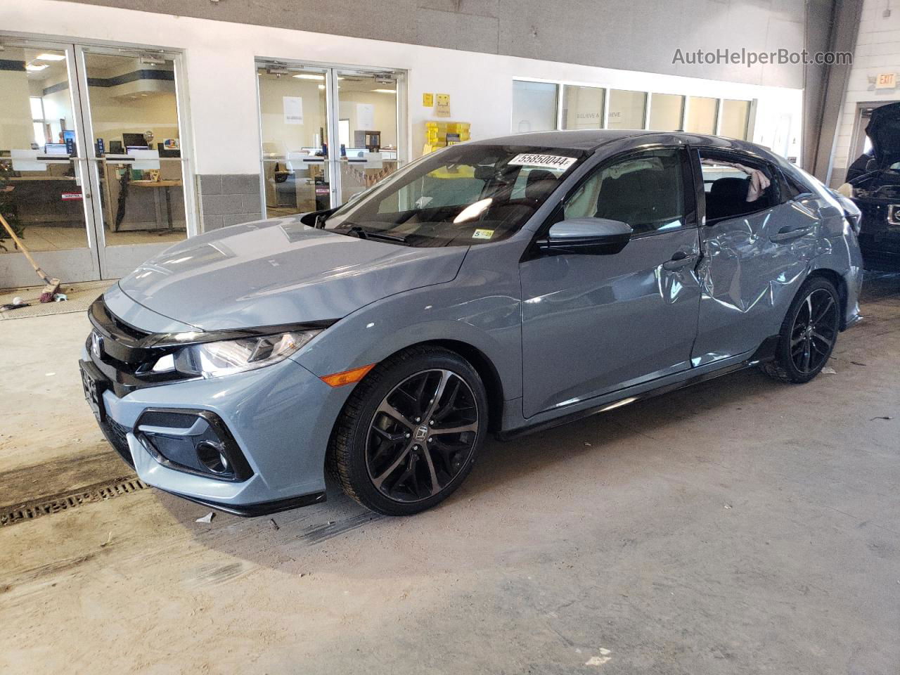 2020 Honda Civic Sport Blue vin: SHHFK7H42LU220829