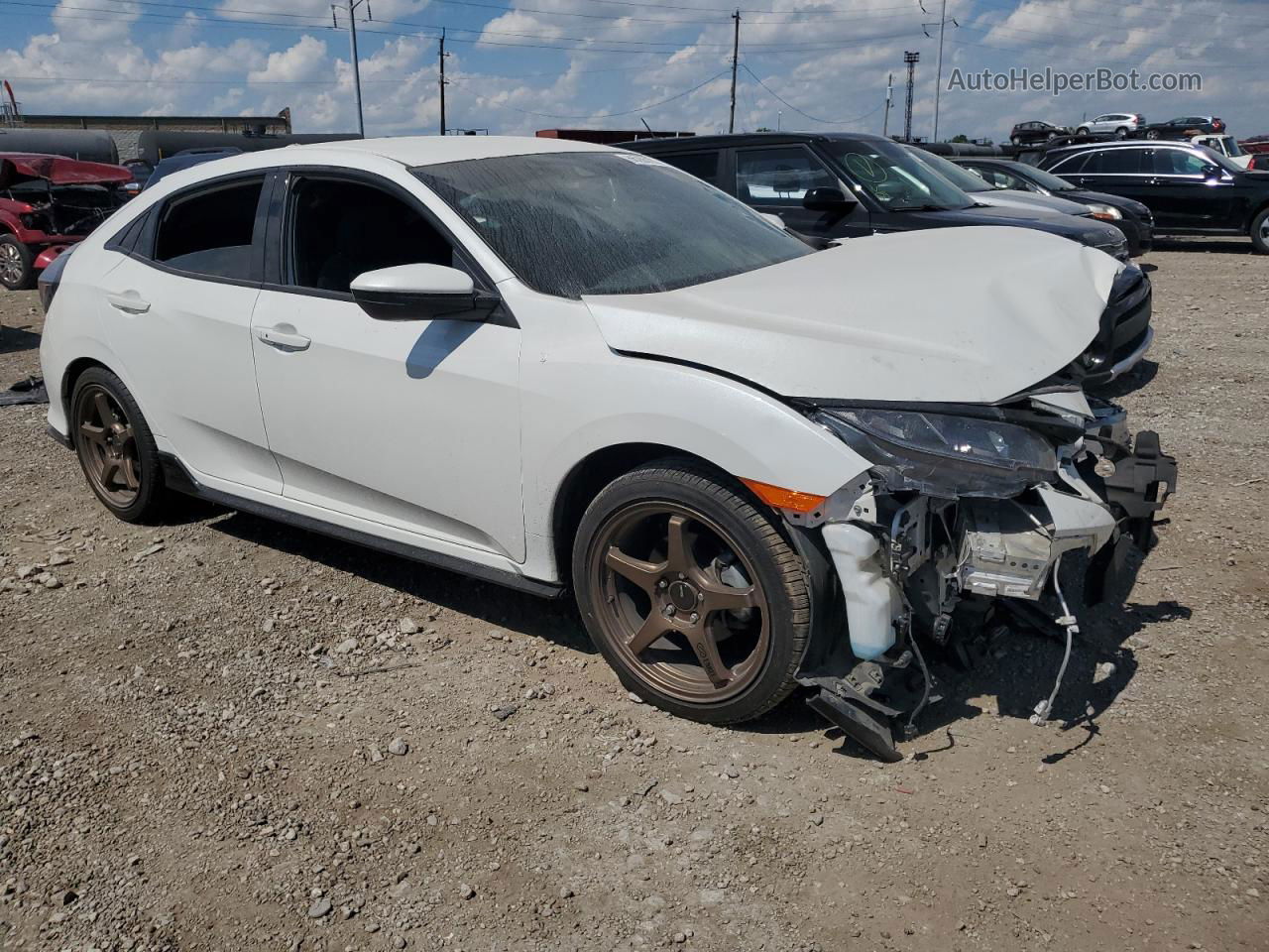 2020 Honda Civic Sport White vin: SHHFK7H42LU226193