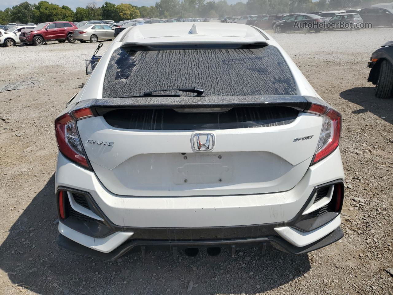 2020 Honda Civic Sport White vin: SHHFK7H42LU226193