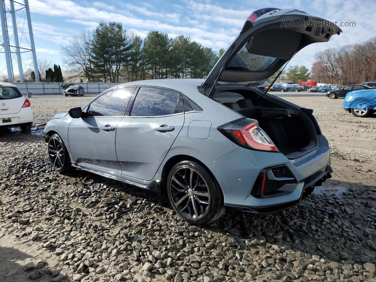 2020 Honda Civic Sport Blue vin: SHHFK7H42LU413594