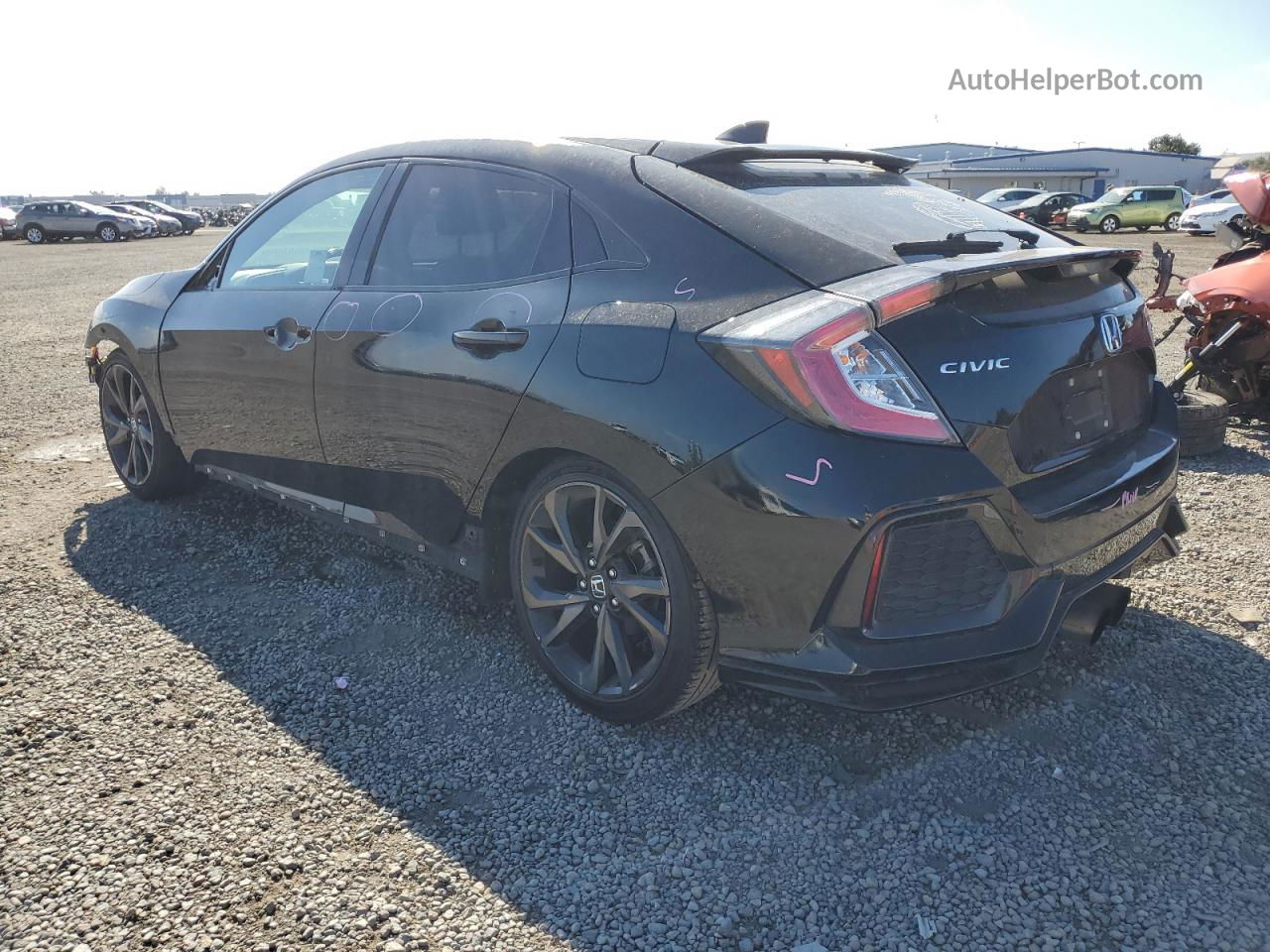 2017 Honda Civic Sport Black vin: SHHFK7H43HU407603