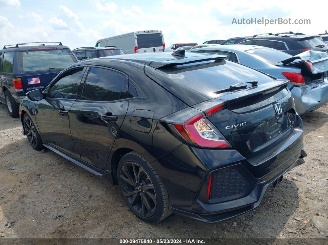 2019 Honda Civic Sport Black vin: SHHFK7H43KU204976