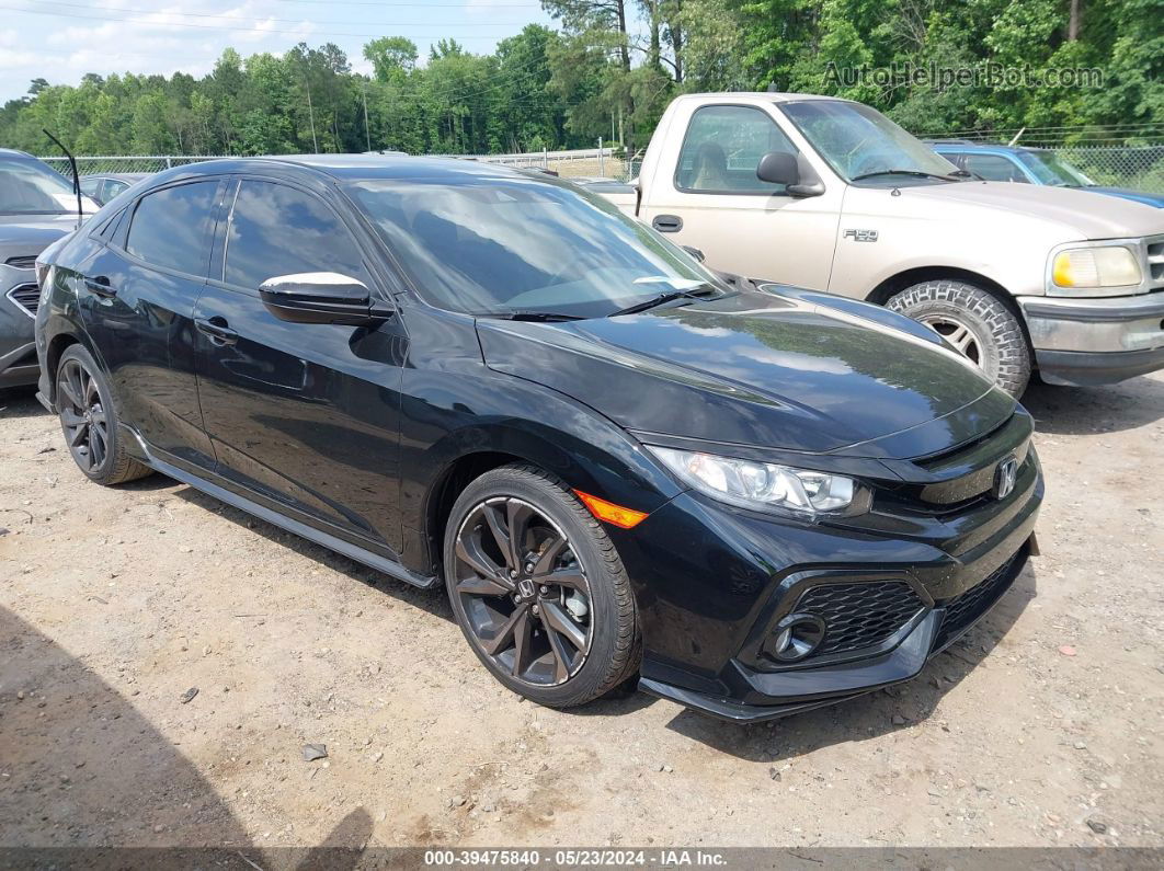 2019 Honda Civic Sport Black vin: SHHFK7H43KU204976