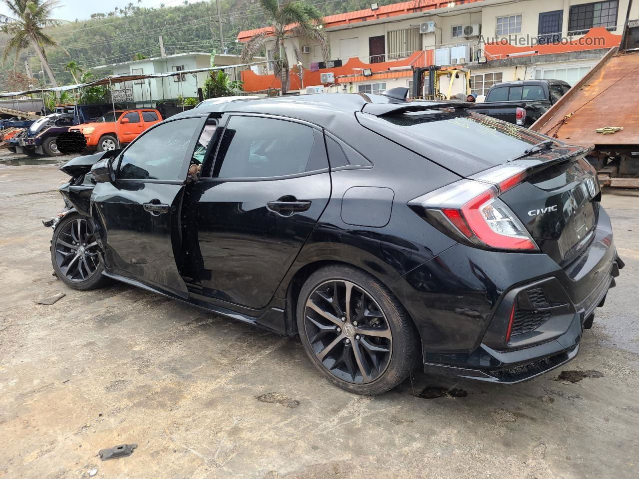 2020 Honda Civic Sport Black vin: SHHFK7H43LU206325