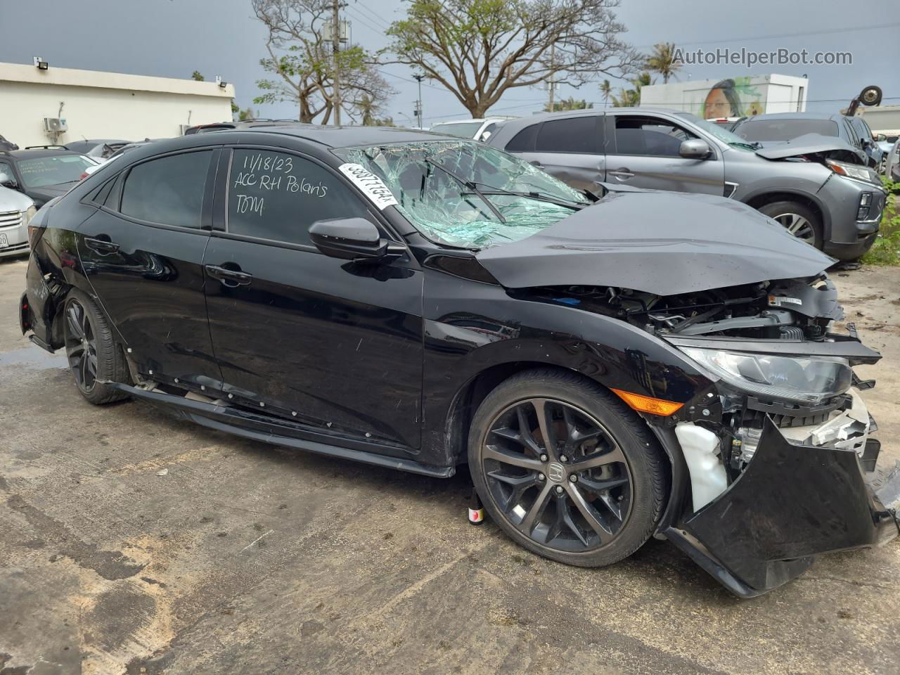 2020 Honda Civic Sport Black vin: SHHFK7H43LU206325