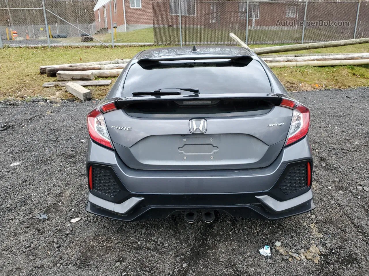 2019 Honda Civic Sport Gray vin: SHHFK7H45KU419842