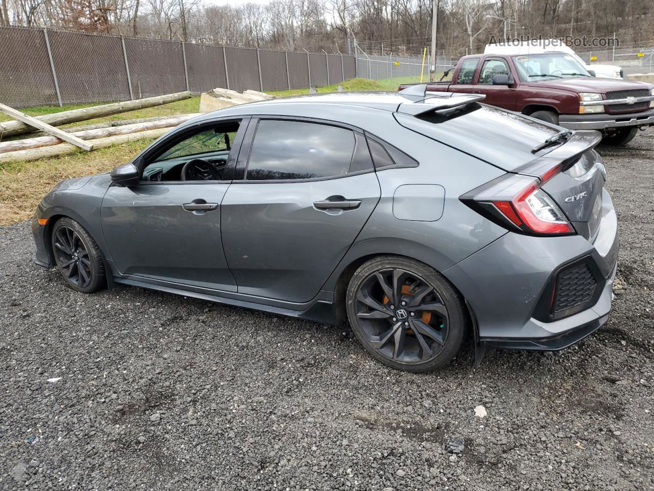 2019 Honda Civic Sport Gray vin: SHHFK7H45KU419842