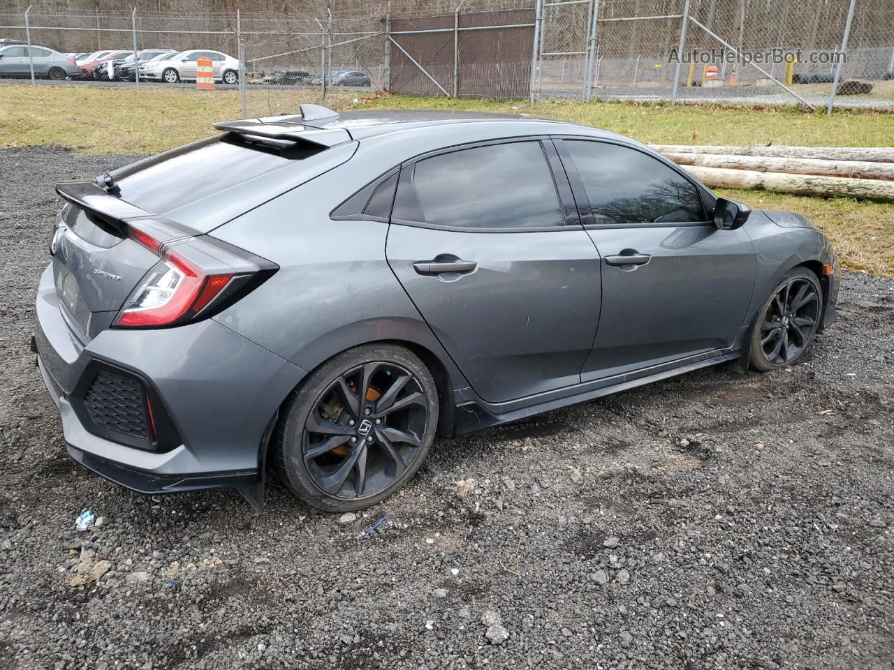 2019 Honda Civic Sport Gray vin: SHHFK7H45KU419842