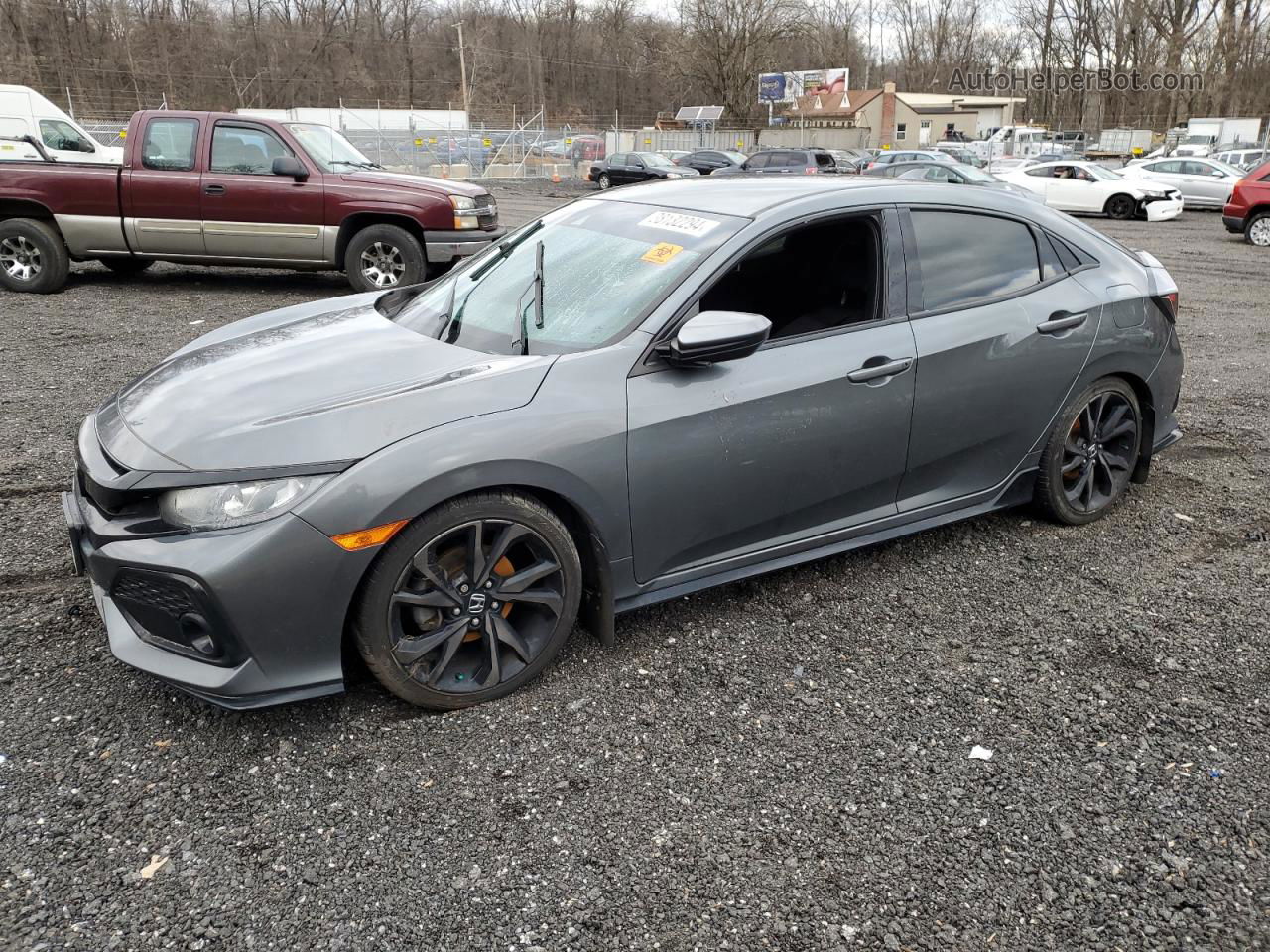 2019 Honda Civic Sport Gray vin: SHHFK7H45KU419842