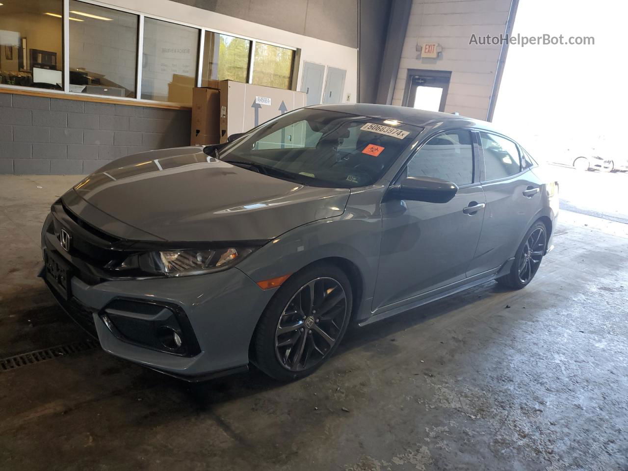 2020 Honda Civic Sport Gray vin: SHHFK7H45LU208058