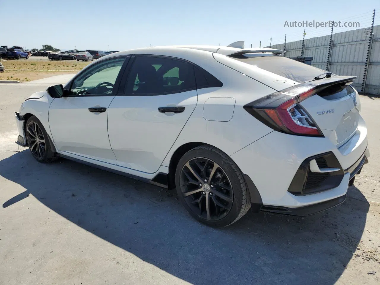 2020 Honda Civic Sport White vin: SHHFK7H45LU408809