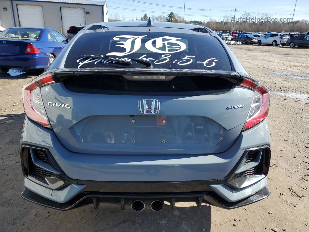 2020 Honda Civic Sport Gray vin: SHHFK7H46LU224110