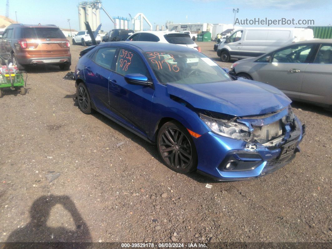 2020 Honda Civic Sport Blue vin: SHHFK7H46LU402226