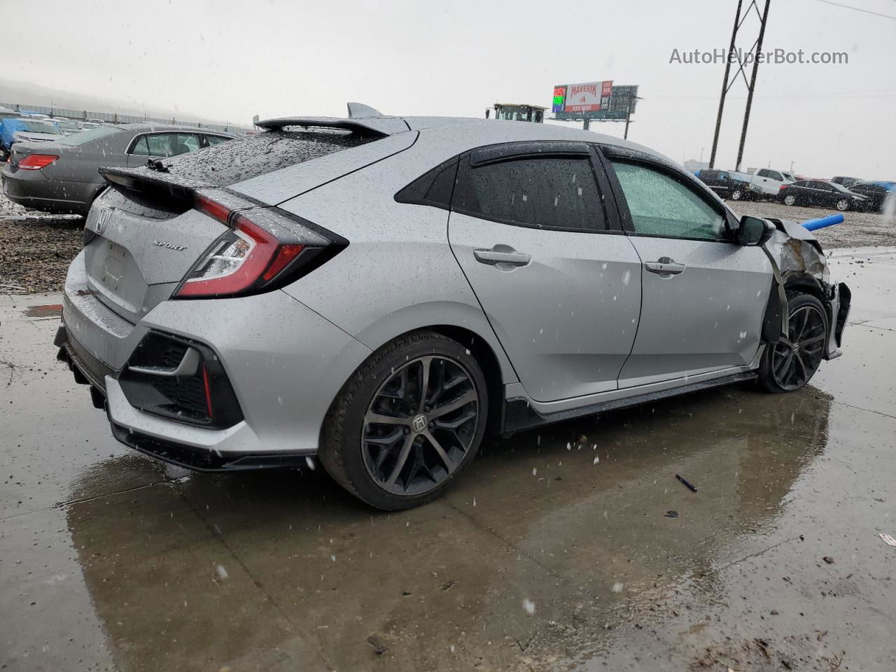 2020 Honda Civic Sport Silver vin: SHHFK7H46LU405871