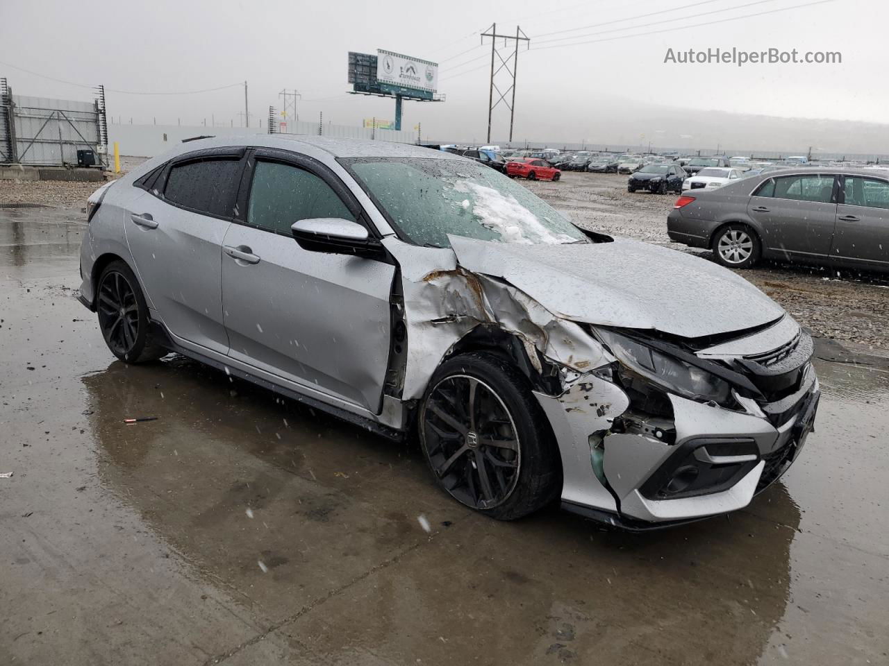 2020 Honda Civic Sport Silver vin: SHHFK7H46LU405871