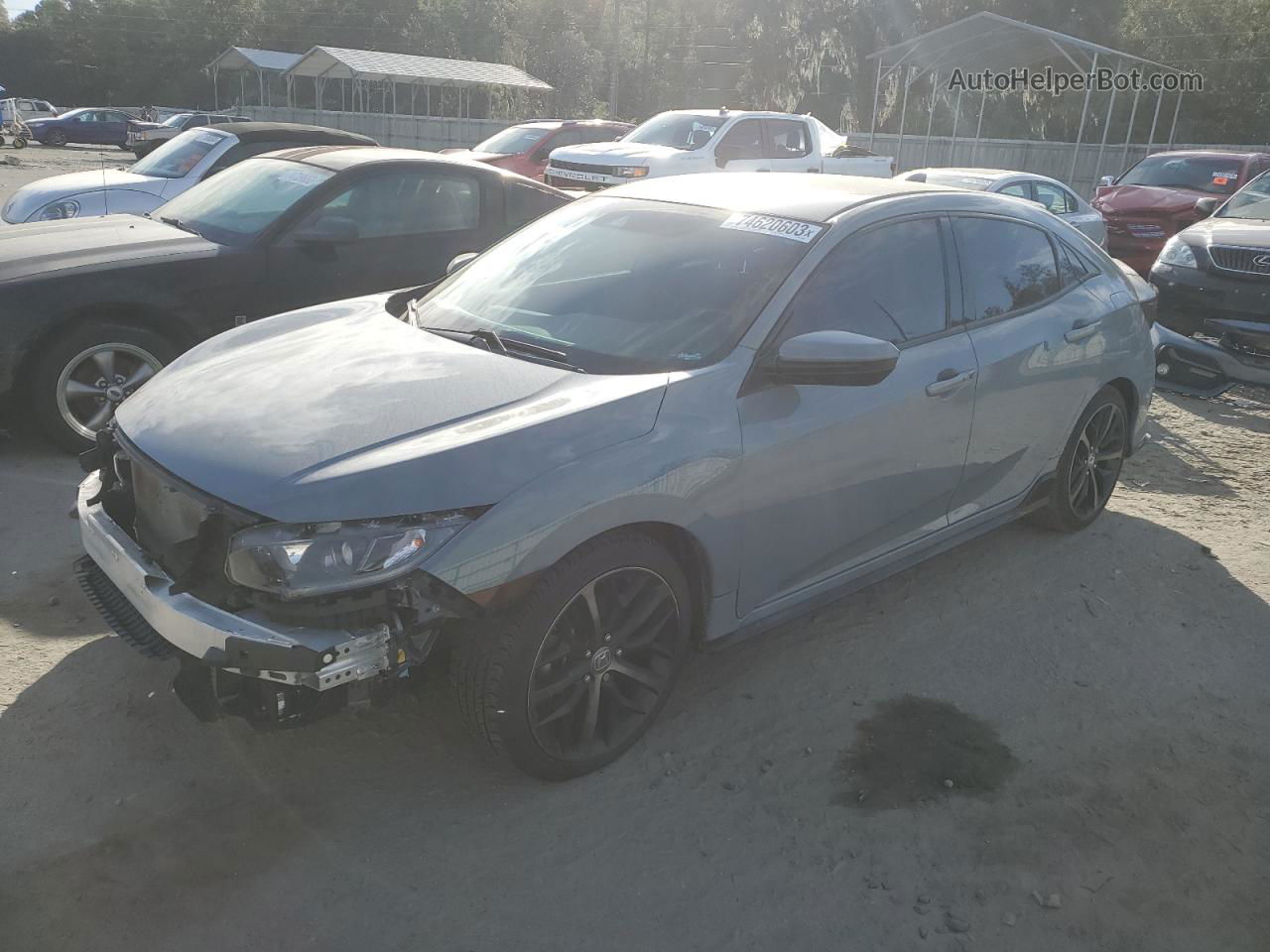 2020 Honda Civic Sport Gray vin: SHHFK7H46LU410682