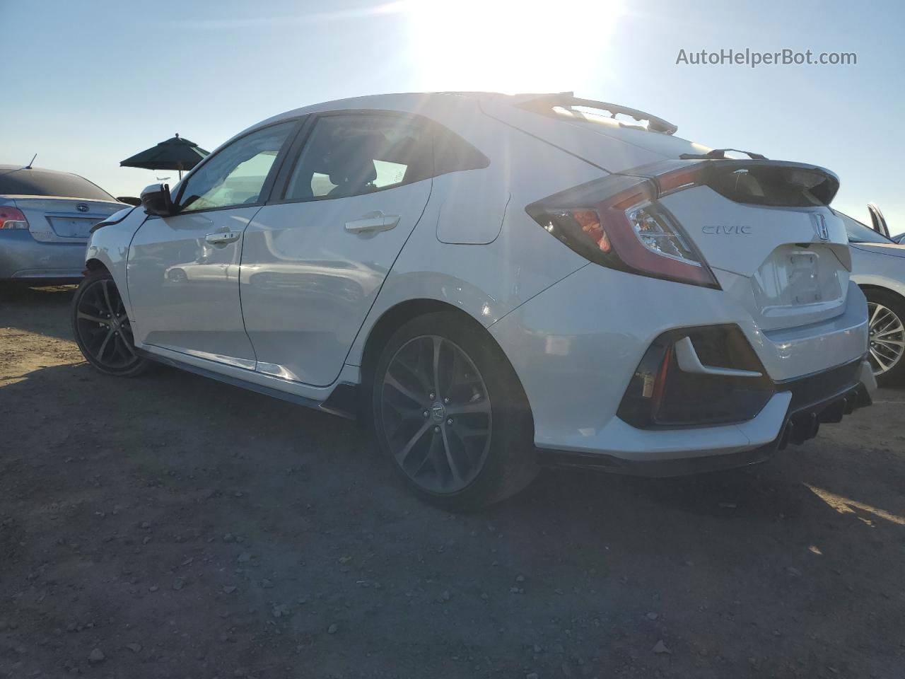 2020 Honda Civic Sport White vin: SHHFK7H47LU400548