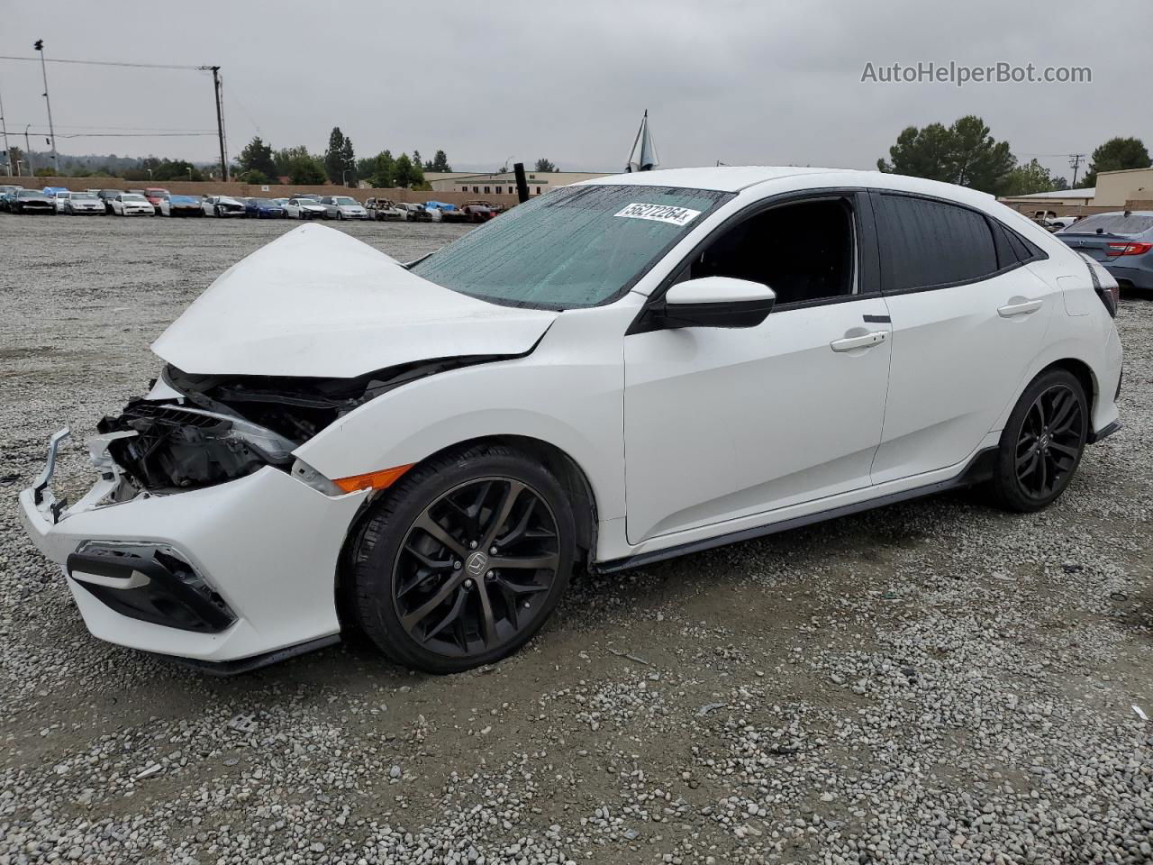 2020 Honda Civic Sport White vin: SHHFK7H47LU410965