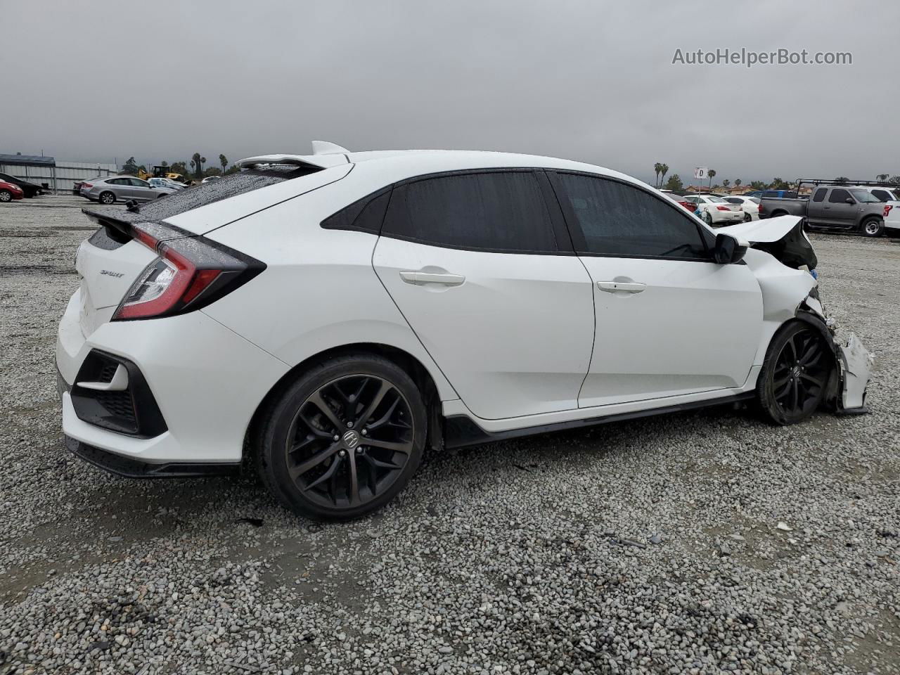 2020 Honda Civic Sport White vin: SHHFK7H47LU410965