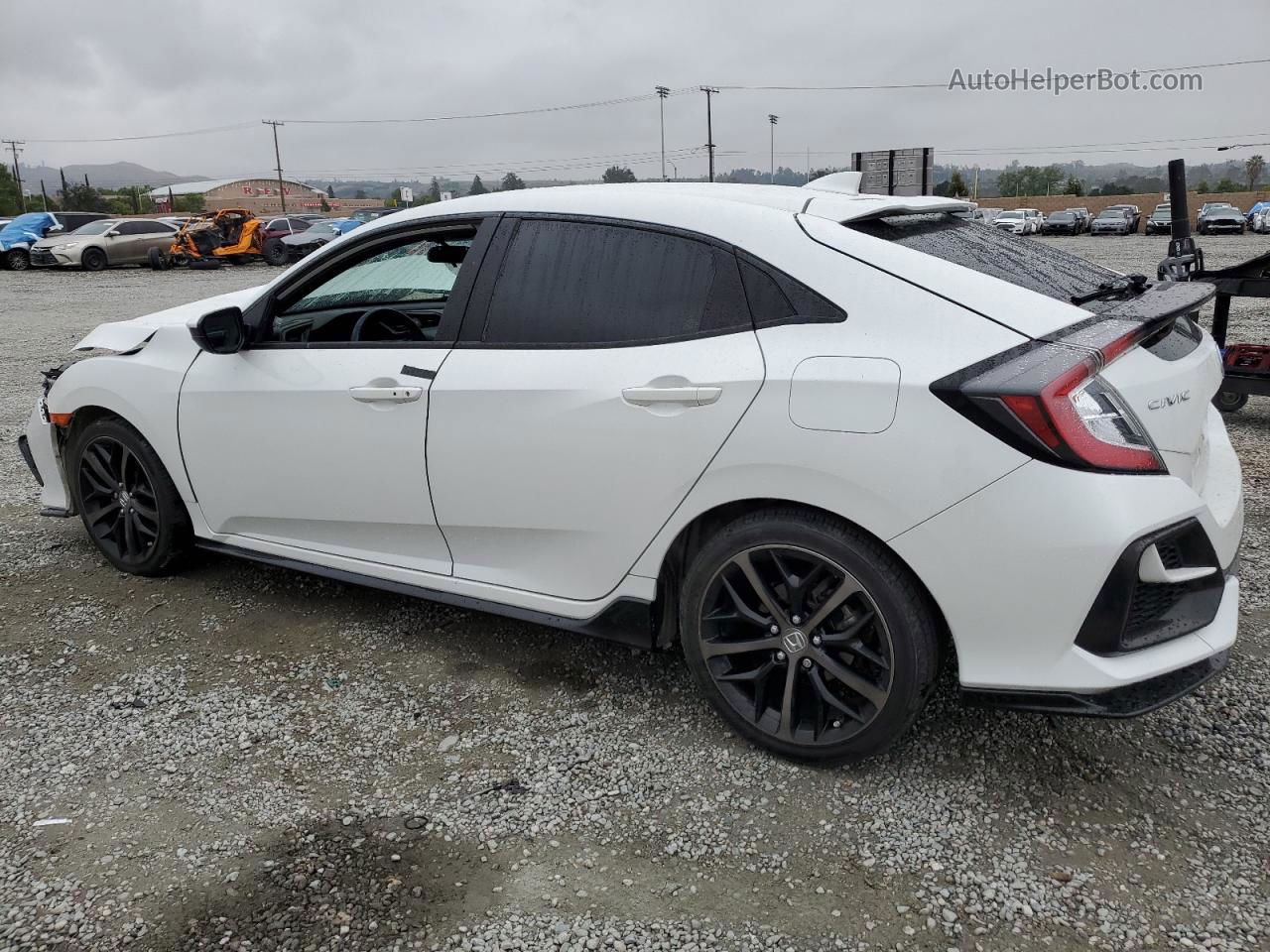 2020 Honda Civic Sport White vin: SHHFK7H47LU410965